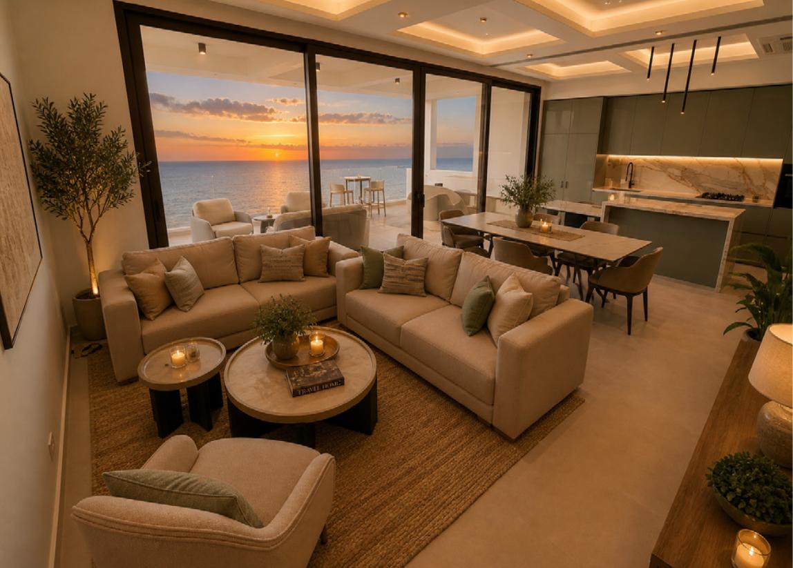 Interiors designed for light and sea breeze